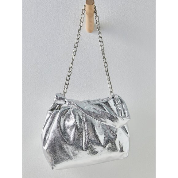 FREE PEOPLE Viva La Vegan bag/ Silver NWT♥️ - Picture 3 of 10